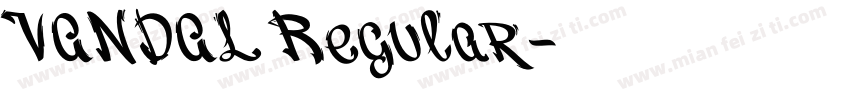 VANDAL Regular字体转换